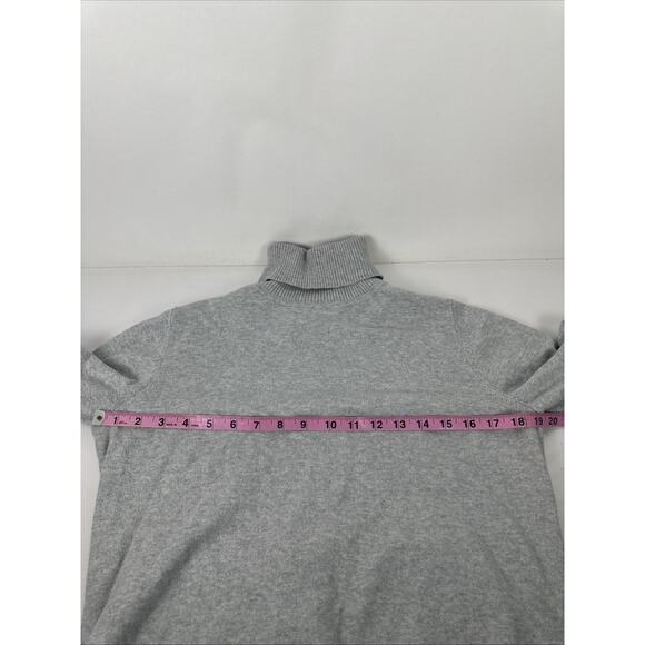 L.L. Bean Gray Turtle Neck Sweater Womens Size Medium - Picture 4 of 7
